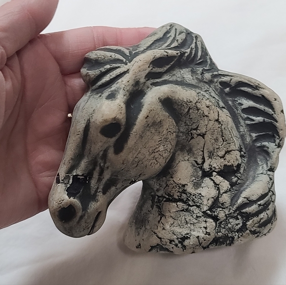 Vintage Other - Mount St Helens Horse Head Sculpture Bust, Signed By Artist